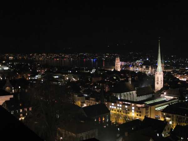 Zurich view from “Dozentenfoyer”